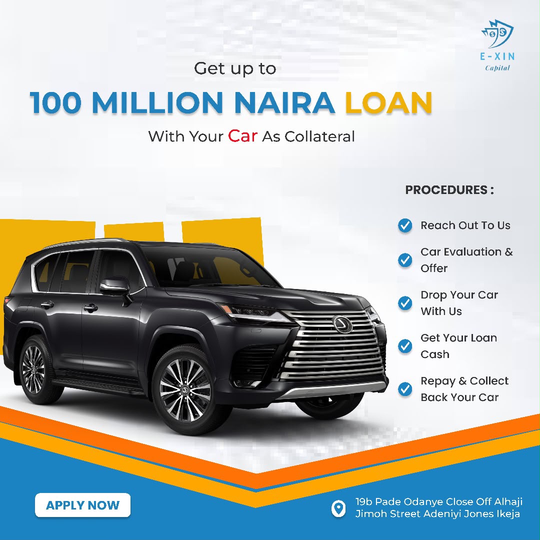 Car collateral loan in Lagos